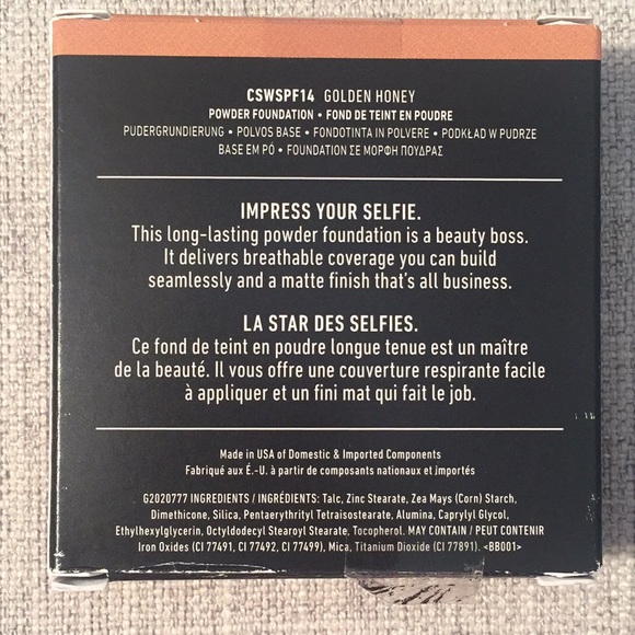 NYX Can’t Stop Won’t Stop Golden Honey Powder Foundation - Picture 3 of 4